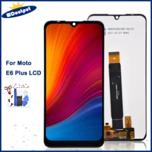 Ensemble écran tactile LCD avec châssis, 6.1 pouces, pour Motorola Moto E6 Plus, Original=