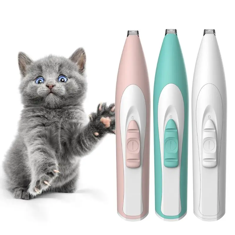 Rechargeable Cat Dog Clippers Professional Cordless Low Noise Electric Pet Grooming Trimmer for Eyes Ears Paw | Дом и сад