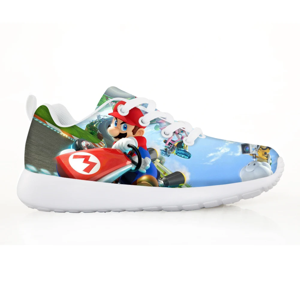 Lace-up Shoes Childrens Sonic Shoes Baby Kids Sneakers for Children Boys Girl Kids Mario Sonic Casual Flats Breath 2020 Fashion