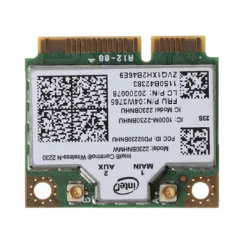 

For In-tel 2230BNHMW Wireless Bluetooth 4.0 Adapter Converter Mini PCIe 300M Wlan Card for IBM Thinkpad Le-novo E430 E530 04W376