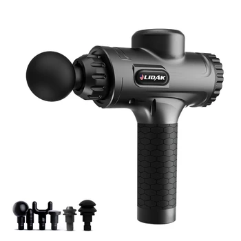 

Muscle Massage Gun Exercising Muscle Relaxation Slimming Shaping Body Pain Relief Deep Tissue Massager 4/6 Heads With Bag
