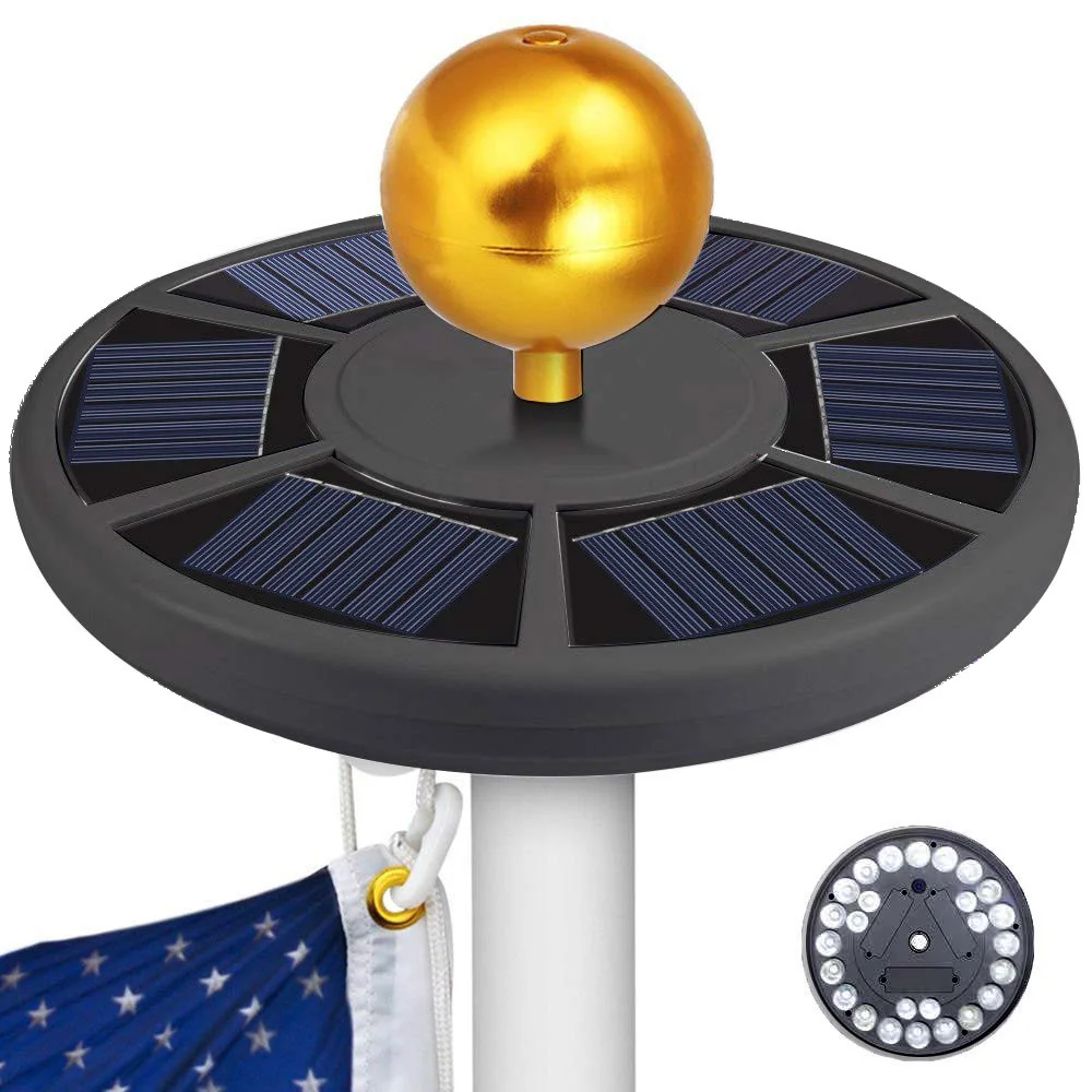 

BRELONG Solar Light Control Induction 26LED Flag Light Outdoor IP65 Waterproof Street Light