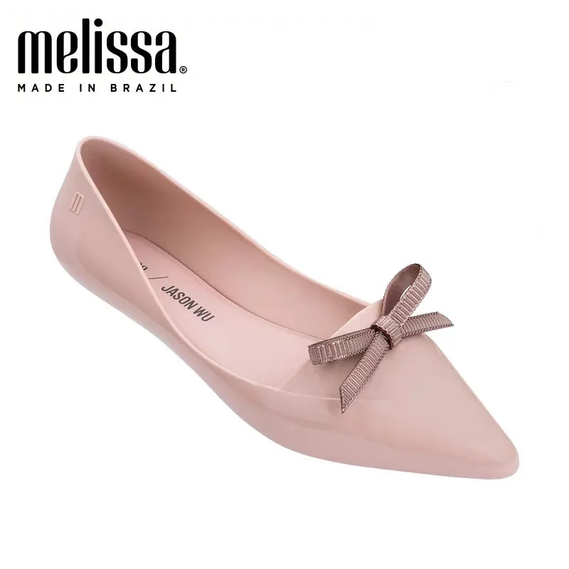 

Melissa Women Shoes Sweet Women Flat Sandals Brand 2020 New Melissa Shoes Flowers Women Jelly Sandals Female Jelly Shoes