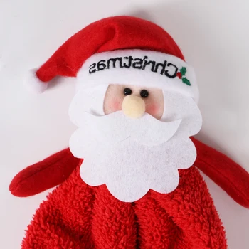 

1* Christmas Holiday Hand Towel Kitchen Bath Decor Handmade Embroidered Hanging