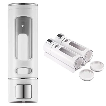 

Soap Dispenser Wall Mount Transparent Liquid Soap Dispenser Plastic Soap Dispenser & Bottle For Kitchen Bathroom