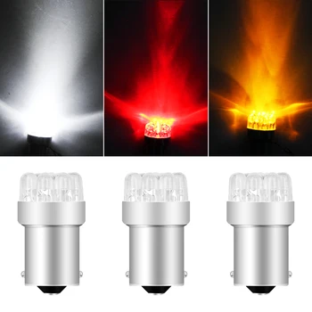 

2Pcs Car light bulb 1156 BA15S P21W S25 7506 R5W Car Leds lights 9 LED 2835 SMD Rear Turn Lamp Signal Lamp Backup Light DC 12V
