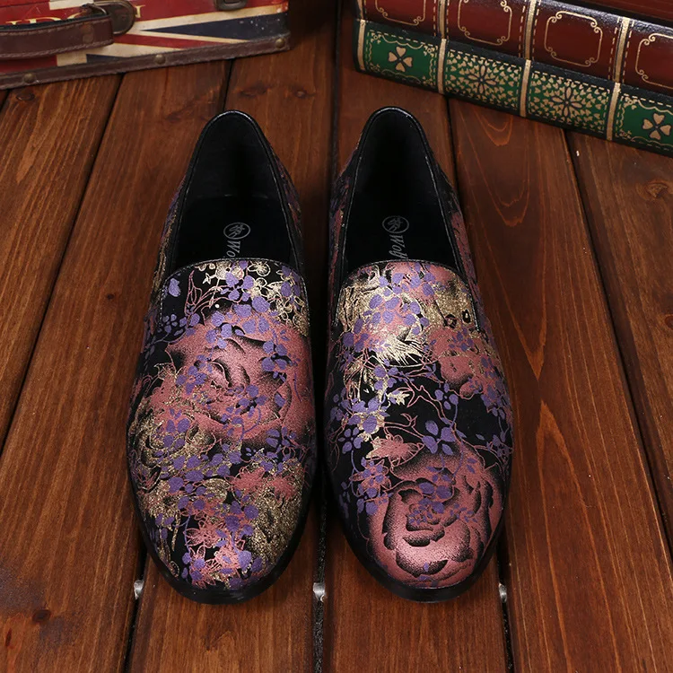 

Sapato Masculino Lofer Shoes Man Genuine Leather Slip-on Pointed Toe British Style Loafers
