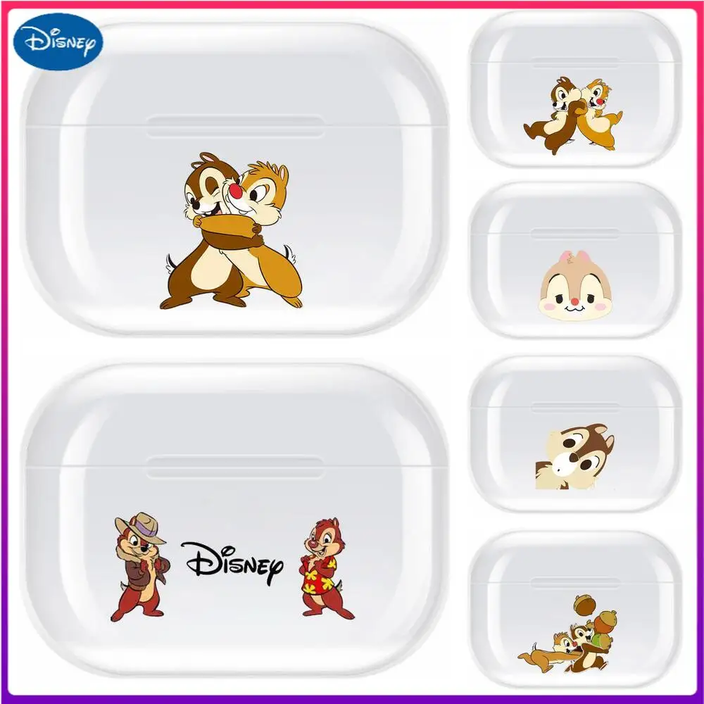 

Disney Chip 'n' Dale Transparent TPU Case For Airpods Pro 3 Case Silicone Headphone Accessories Air Pods 3 Apple Protective 1 2