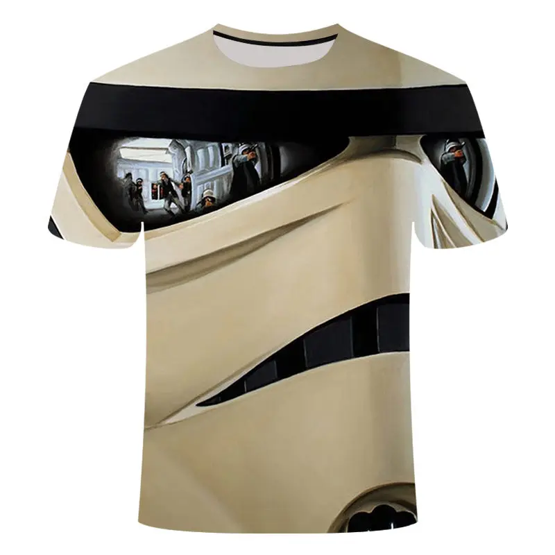 T shirt Homme Camisetas Hombre Novelty Star Wars A New Hope Robot Men T-Shirts Tshirts 3D Print Male Funny Tees S-6XL - Цвет: TX144