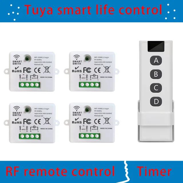 4 Rceiver 1 remotes