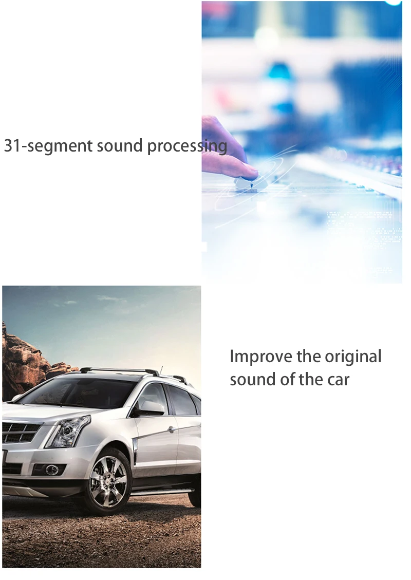 Dsp автомобильный аудио 4,2 Bluetooth 31 сегмент DSD аудио эквалайзер для телефона/компьютера настройки цифровой AB без потерь 135W 4 канальный автомобильный усилитель