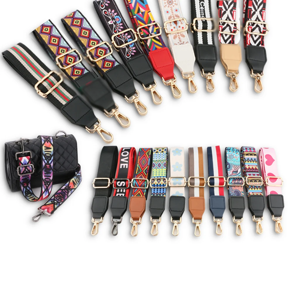 Bolso ensanchado Ancho de banda Correa para el hombro Accesorios Bolso bandolera Bolso con mochila para niños Con contraste de color Reemplazo de lona de nylon de color