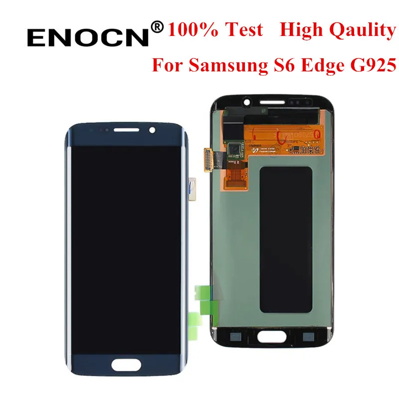 Оригинальный 5 1 ''SUPER AMOLED дисплей для SAMSUNG Galaxy S6 edge LCD G925 G925I G925F сенсорный экран