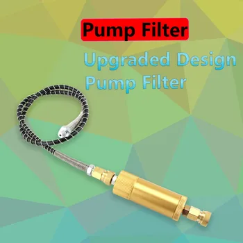 

PCP Paintball Airforce Hand Pump Water-Oil Separator M10x1 Gloden Filter 300bar/4500psi Quick Coupler 50cm High Pressure Hose