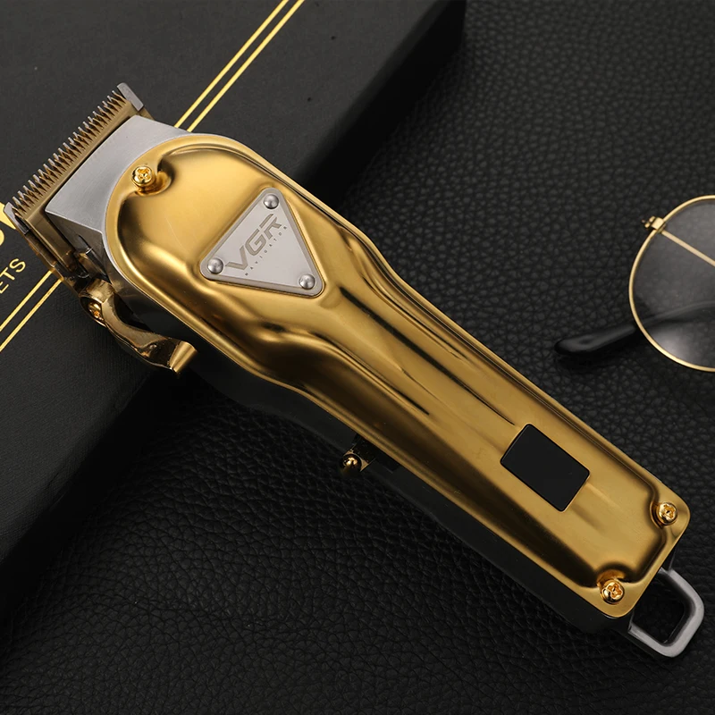 Профессиональный триммер для волос с дисплеем, водонепроницаемая Мужская машинка для стрижки волос, машинка для стрижки волос, электрический триммер для стрижки волос