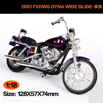 

Maisto 1:18 Harley Davidson 2001 FXDWG DYNA WIDE GLIDE Motorcycle metal model Toys For Children Birthday Gift Toys Collection