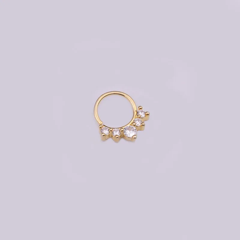 1 шт. 8 мм Daith Snug Rook кольцо на козелок пирсинг уха ювелирные изделия Cz Нос Обруч спираль серьги, Надеваемые На ушной хрящ
