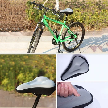 

HOT SALE 2020 3D Unisex Breathable Soft Bike Seat Cover Comfortable Foam Seat Cushion Cycling Saddle For Bicycle Accessories