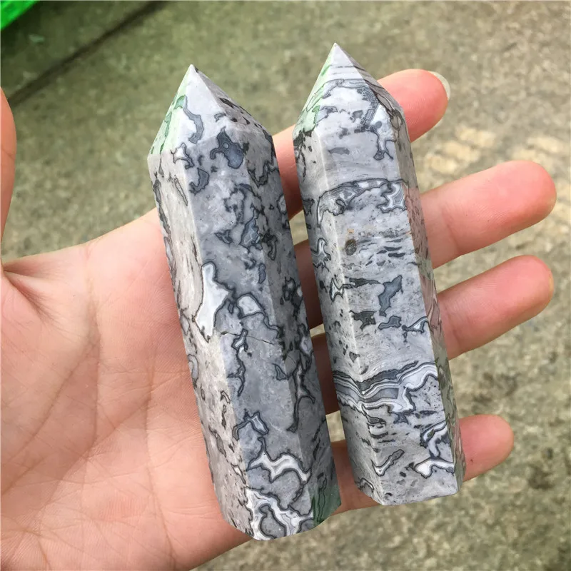 natural crystal wand point picasso quartz crystal point for decoration