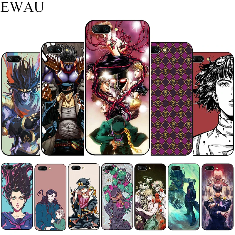Силиконовый чехол EWAU JoJo для Huawei Honor 6A 7A Pro 7C 7X 8X 8 9 Note 10 Lite view 20 9X | Мобильные телефоны