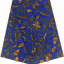 Африканская вощеная ткань принтом Анкара ткань для пэтчворк Африканский батик ткань tissu Текстильная Ткань 6 ярдов хлопок ткань HH-D1