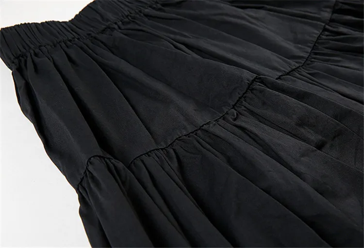 Хлопковые льняные осенние Брендовые макси юбки, модная повседневная Корейская длинная юбка в пайетках, мусульманские Весенние длинные юбки, большие размеры 5xl 6xl 7xl