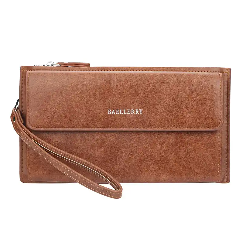 メンズ新長財布ファッション韓国語バージョン多機能ビジネス無地大容量のクラッチバッグホット販売 財布 Aliexpress