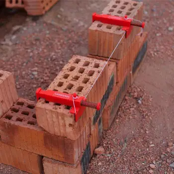 

2pcs Wire Drawer Bricklaying Tool Fixer for Building Fixer for Building Construction Fixture Brickwork Bricklayer Frame Tool