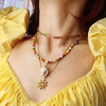 

BAOYAN Multi Colors Mini CZ Crystal Necklace Adjustable Long Gold Chain Necklace Women Fashion Rainbow Crystal Chokers Necklaces