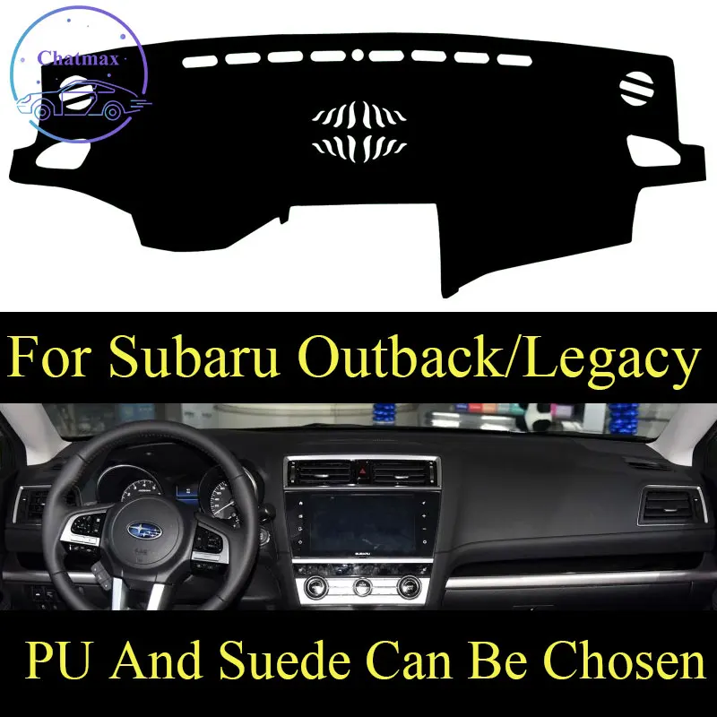 

Customize For Subaru Outback/Legacy 2010-2020 Dashboard Console Cover PU Leather Suede Protector Sunshield Pad