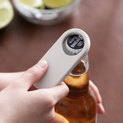 Magnetic Beer Bottle Opener with Magnet Attached to Refrigerator Soda Cap Opener Kitchen Accesories Restauran Supplies Bar Tools