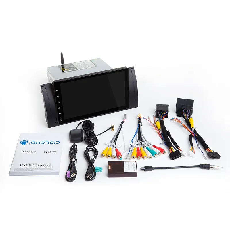 Excellent 9" DSP 8 Core 4GB 64G Android 9.0 Car stereo For BMW X5 E53 BMW E39 5 Series multimedia Radio GPS Audio RDS Steel wheel control 5