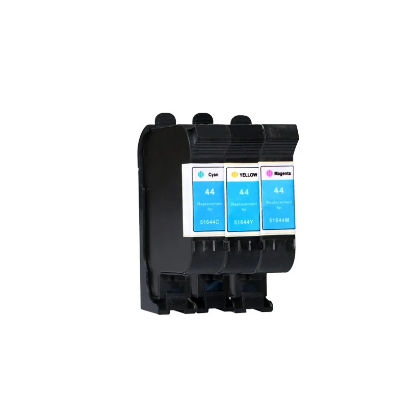 3x совместимый для hp44 чернильный картридж для 44 51644 C 51644 M 51644 Y DesignJet 350C/450C/455CA/488CA