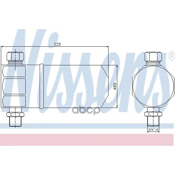 Осушитель Кондиционера Vag A4 1.8-2.8 /Passat 1.6-2.8 95-01 Nissens 95115 Nissens арт. 95115