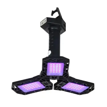 

Handheld Ceiling Dual-use UVC Ultraviolet Sterilization Light Disinfection Garage Light Folding Lamp Trefoil Lamp For Travel
