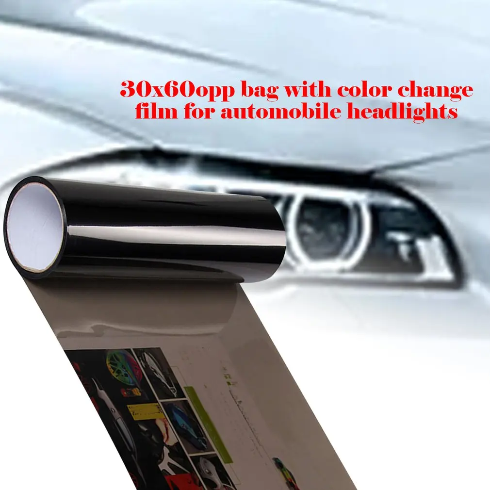 Car Headlight Taillight Tint Vinyl Unique Film Sticker Car Headlight Color Changing Film Taillight Fog Light Sticker