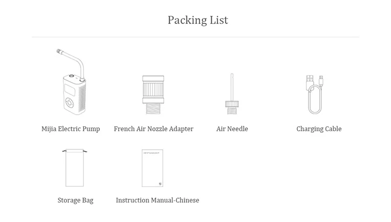 产品清单