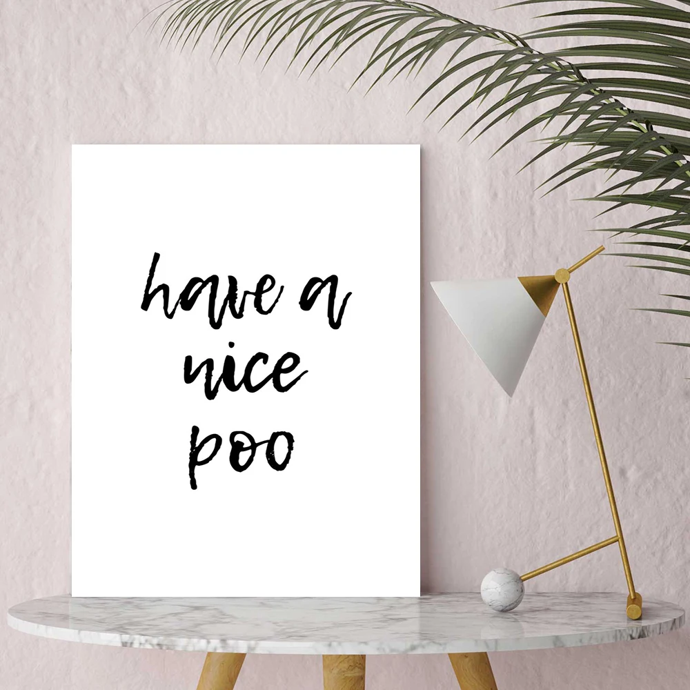 Funny-Toilet-Poster-Bathroom-Wall-Art-Prints-Rock-and-Roll-Minimalism-Canvas-Painting-Quote-Have-a (2)
