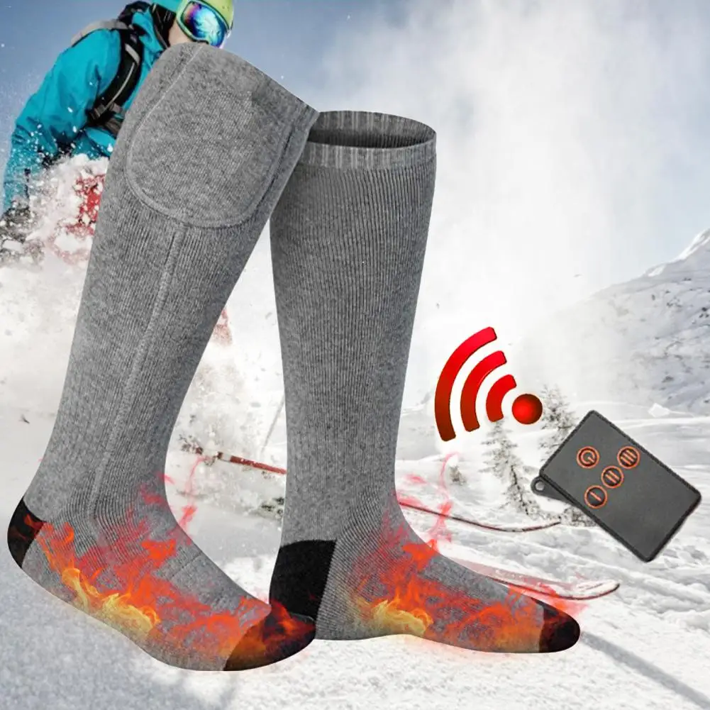 Новые Теплые носки, теплые обогреватели для ног, электрические согревающие для охоты, для ловли со льдом, для катания на лыжах, теплые носки, хлопковые носки