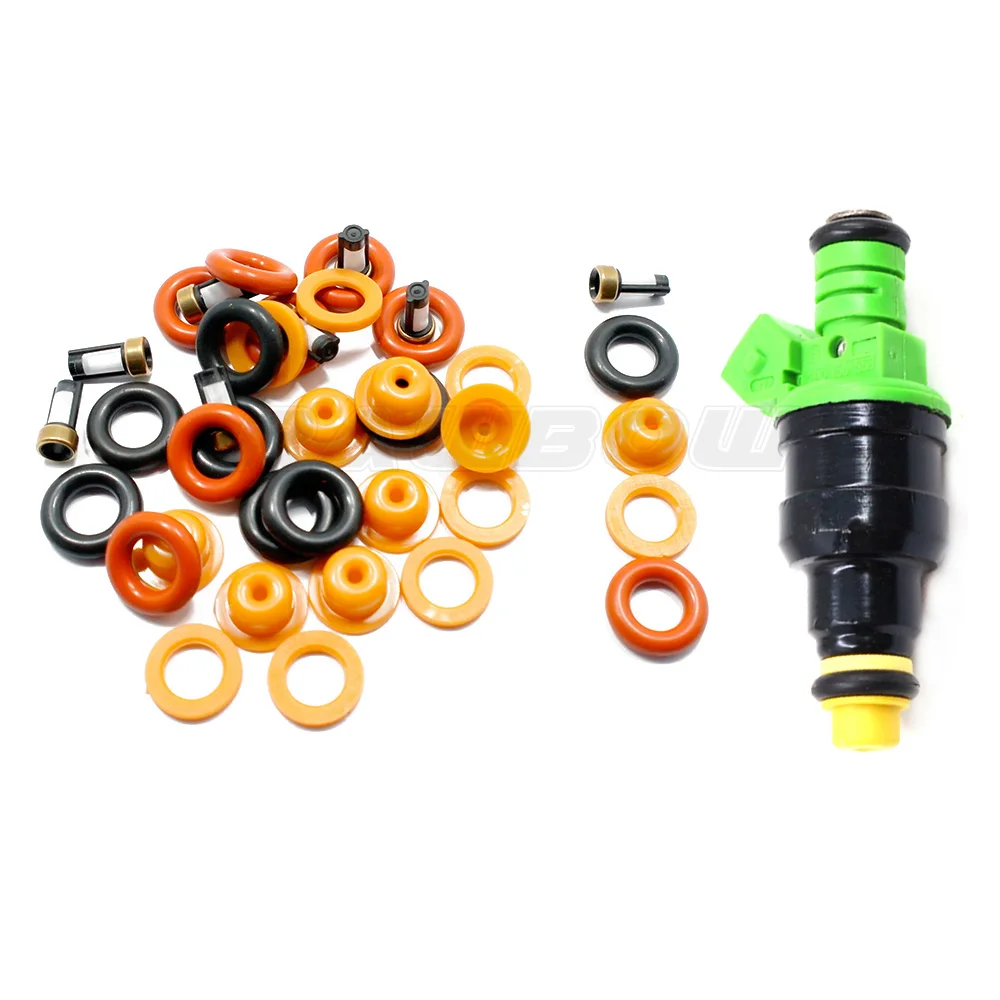 

440cc Universal Ev1 Fuel Injector Repair Combination Kit 0280150558 For F ord A UDI B MW V olkswagen Tuning Racing