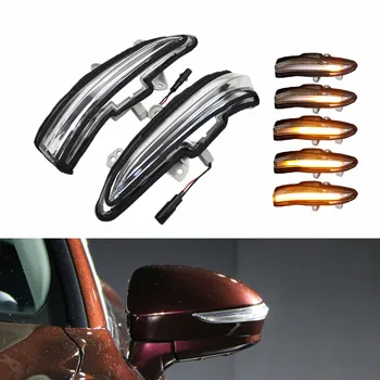 

Car LED Dynamic Turn Signal Light Side Rear View Mirror Sequential Indicator Blinker Lamp For Toyota Crown 2013-2018 S210 4th.