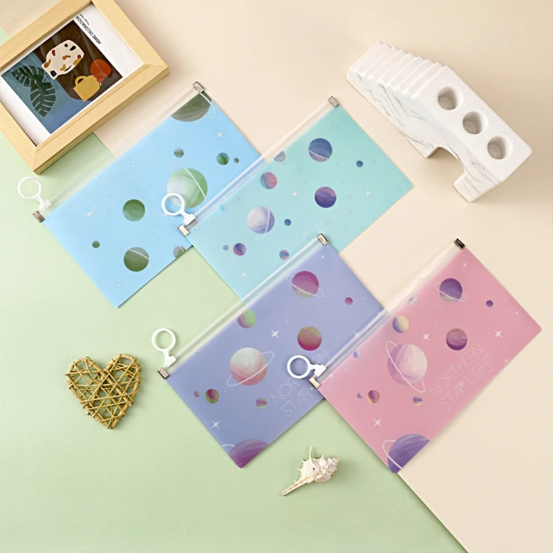 4Pcs Face Cover Holer Cartoon Animal Print Organizer Case Mouth Mask Waterproof Zipper Storage Bag Cosmetic Container | Красота и
