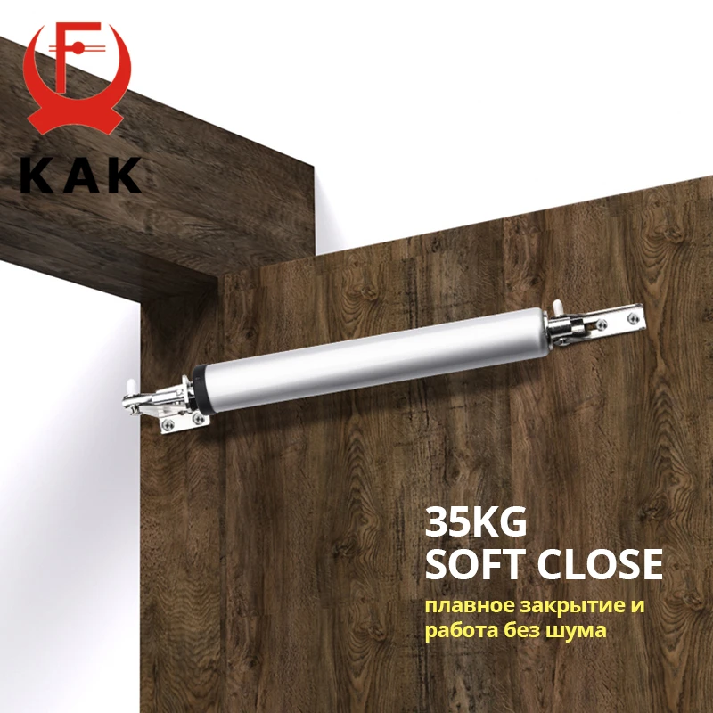 Door Closer KAK Pneumatic Automatic Door Closer 35KG Positioning Adjustable Speed Door Closing Equipment Mute Soft Closing Hardware