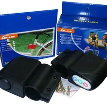 Велосипедный Гудок с юбкой-годе для велосипеда 4-разрядный пароль Анти-Вор сигнализационный Водонепроницаемость Тип одной блокировки автосигнализации BL-ABC