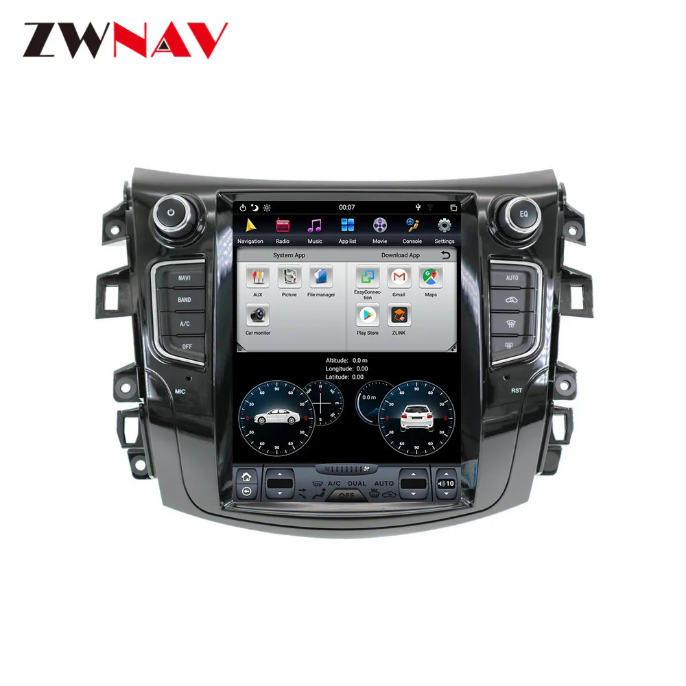 Perfect PX6 4GB RAM Tesla Style Android 8.1 Car GPS Navigation For NISSAN NP300 Navara 2014-019 Head Unit Multimedia Radio Tape Recorder 4