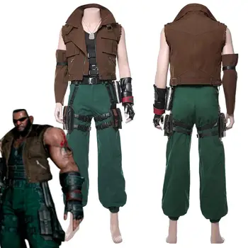 

Final Fantasy VII Remake Barret Wallace Cosplay Costumes Full Set Adult Men Women Halloween Carnival Cosplay Costume Custom Size
