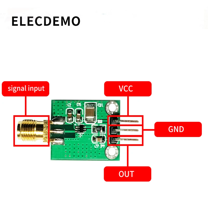 Detector de Energia Medição de Potência Medidor de Energia Função de Detecção Placa de Demonstração Módulo Linear Adl5501 rf 50 M-4g - Imagem 5