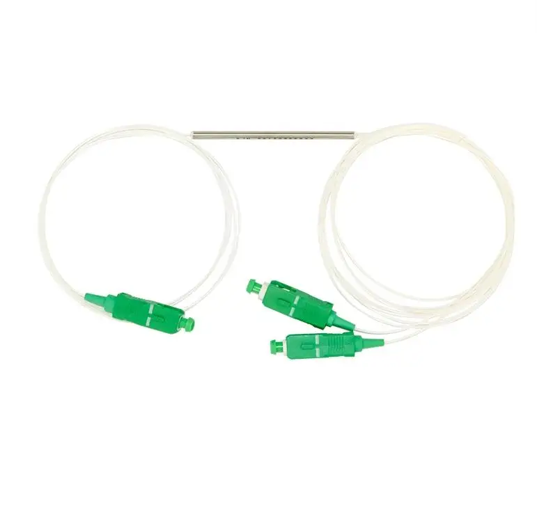 10pcs 1X2 sc upc apc gpon fiber optic plc splitter optical divisor de fibra 1/2 |