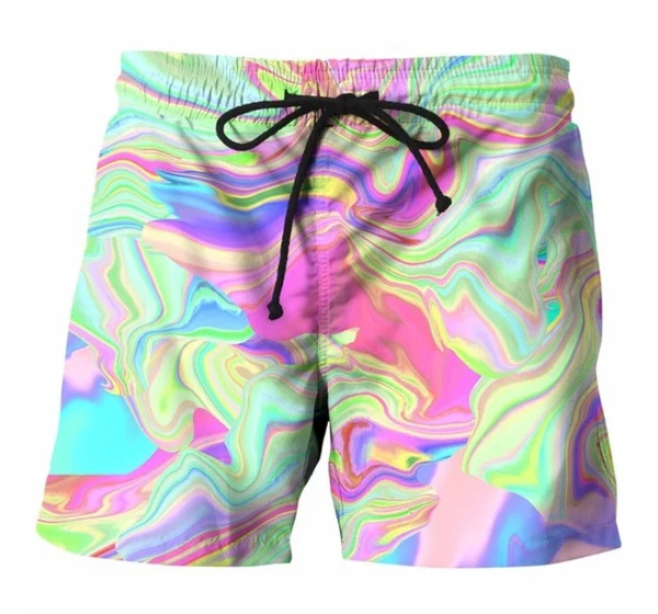 New 3D Printing Tie Dye  Fashion Men Women Tracksuits Crewneck Hip Hop Shorts Plus Size S-7XL