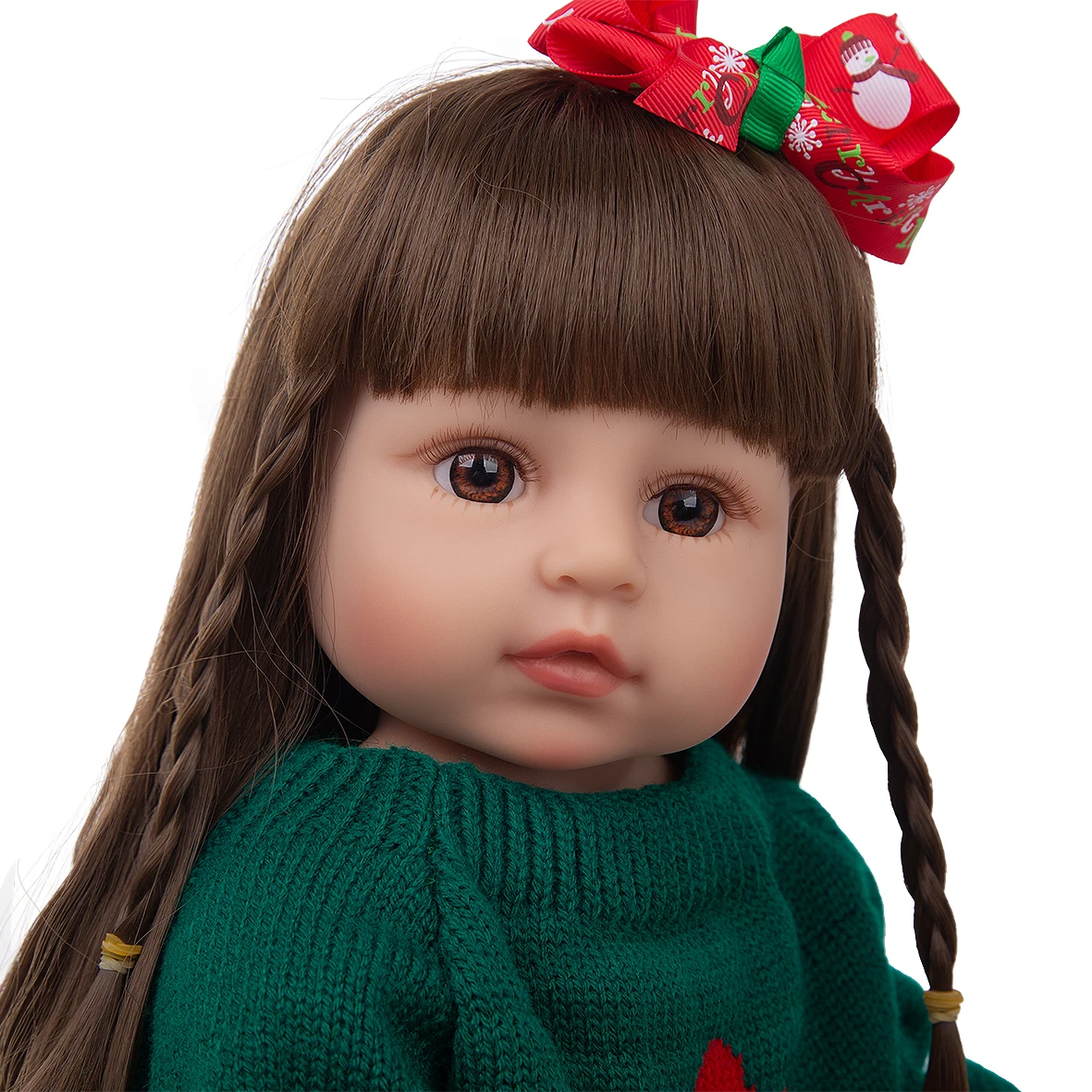 Silicone Baby Dolls With Eyes Open Reborn Baby Toddler Girl Doll 55 cm Soft Full Body Silicone Doll Real Touch Toy Gifts